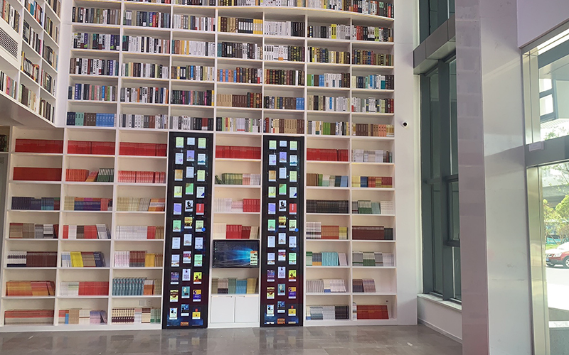 瀑布流电子书借阅屏系统概括