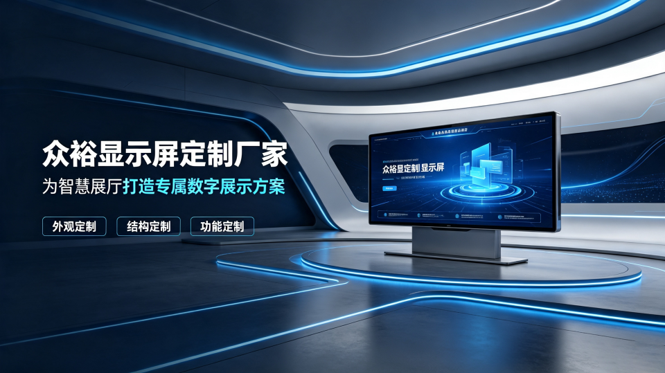 众裕显示屏定制厂家,全外观个性化定制,打造高端智慧展厅展示方案 众裕显示屏定制厂家,全外观个性化定制,打造高端智慧展厅展示方案